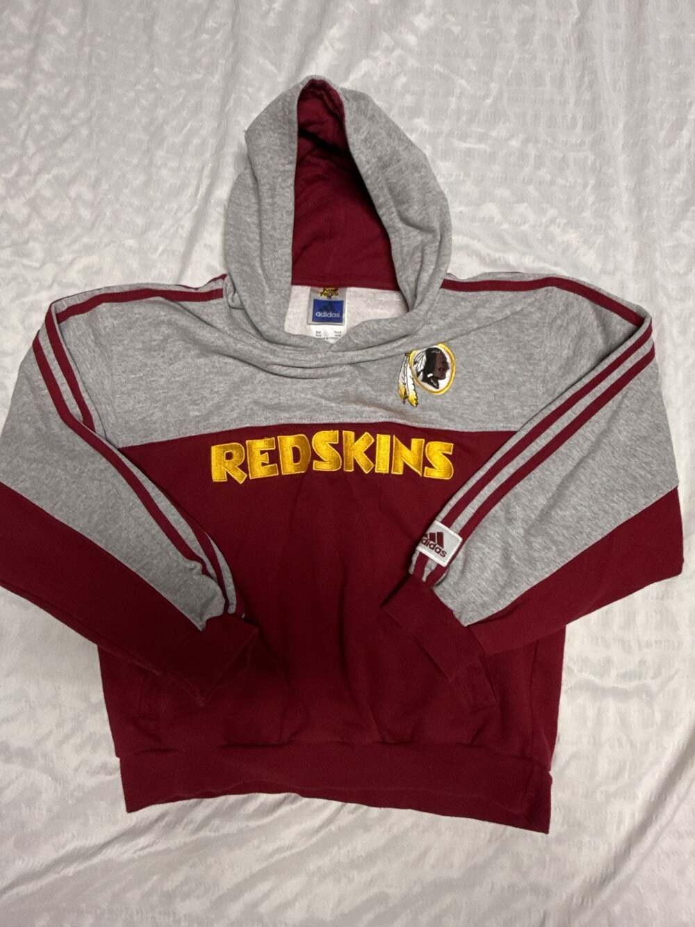 Adidas Washington Redskins NFL Hoodie Youth Size 10/12 RARE